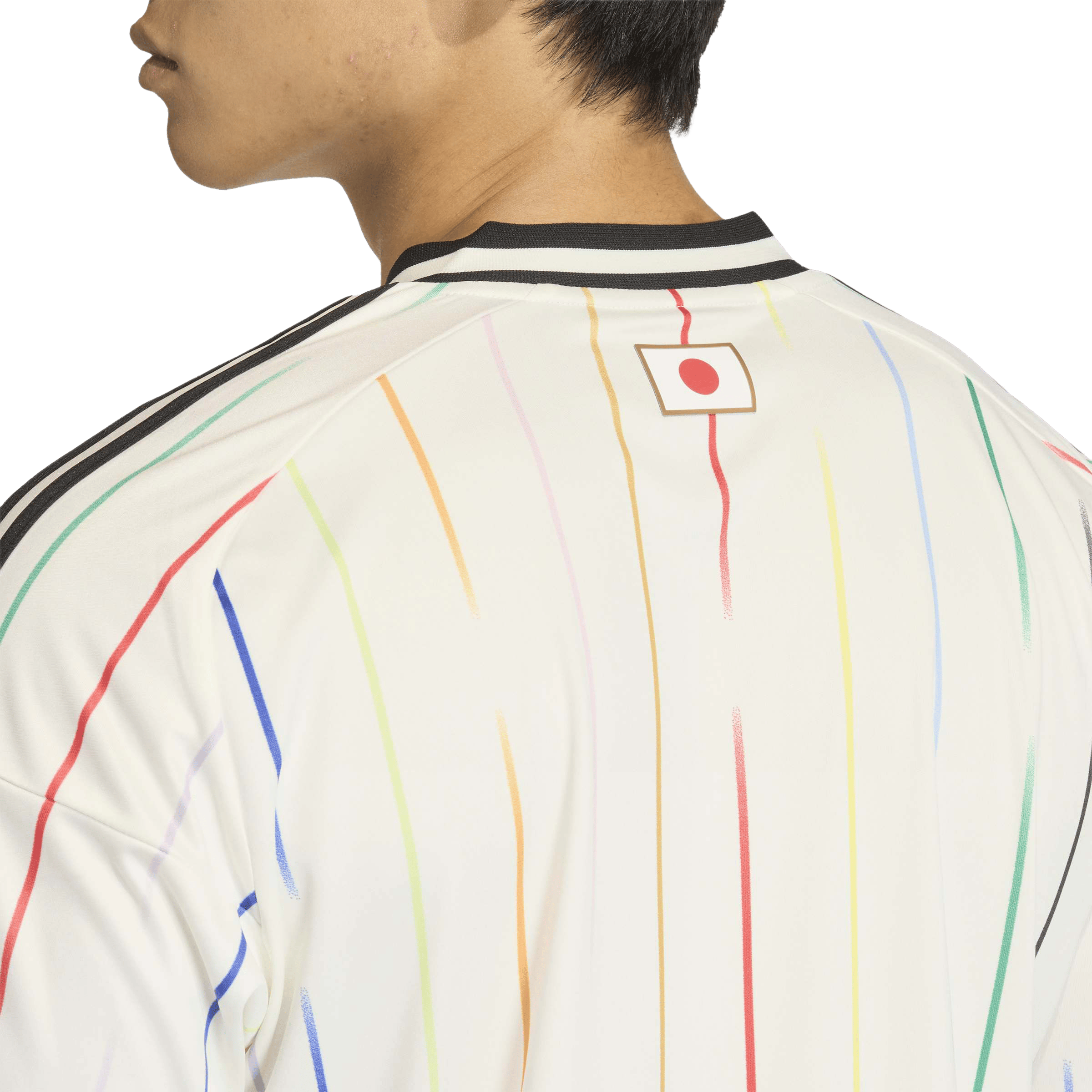 adidas Mens Japan 26/27 Away Football Jersey Off White/Black